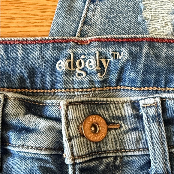 Edgely High Rise Super Skinny Distressed Women's Jeans Size 14 Regular - Picture 2 of 8